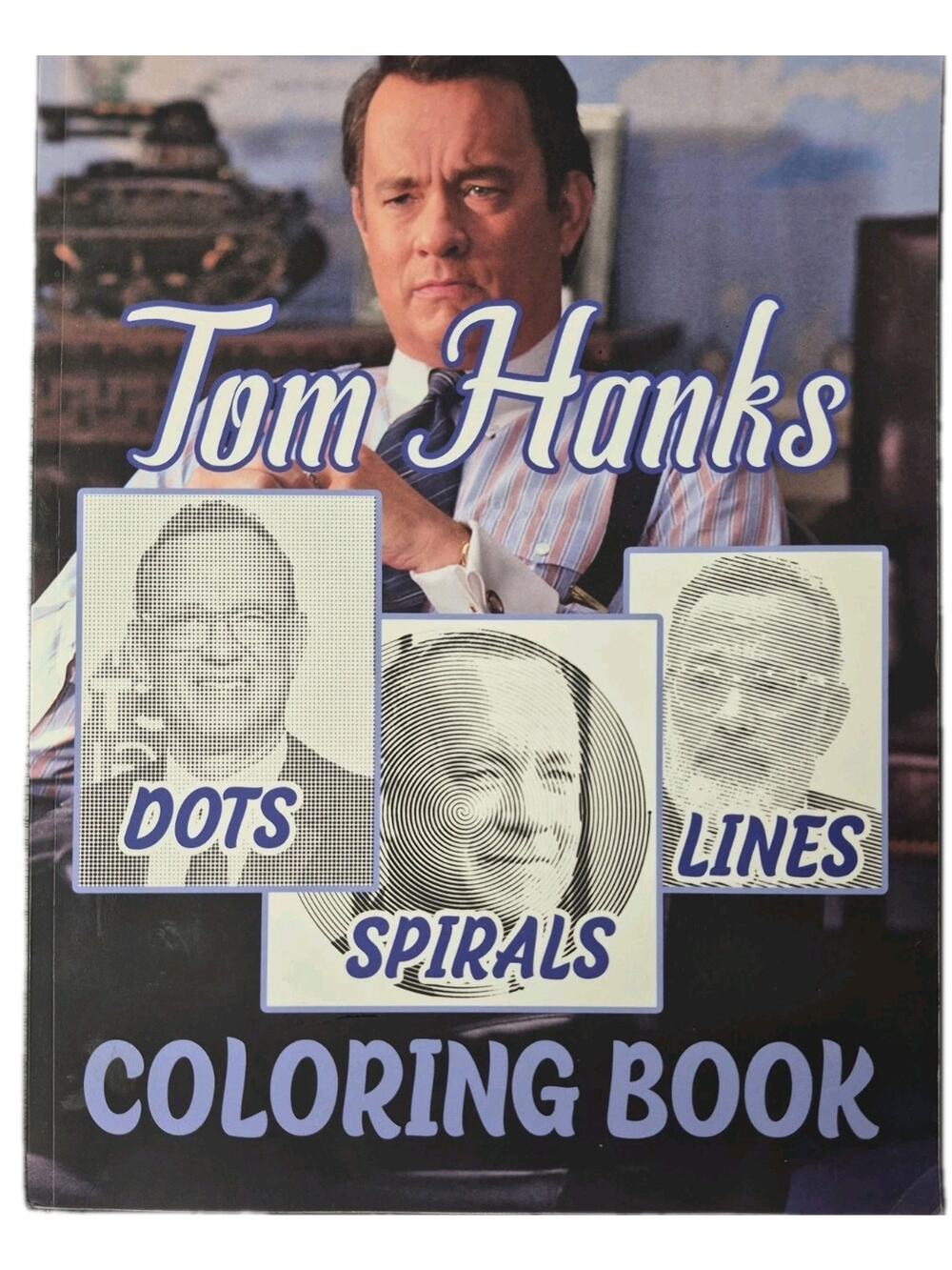 Spiroglyphics Adult Coloring Book Tom Hanks Dots Spirals Lines